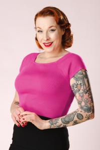 Zilch - Kaylie top in fuchsia