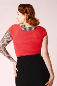 Zilch - Kaylie top in koraal bloesem  3