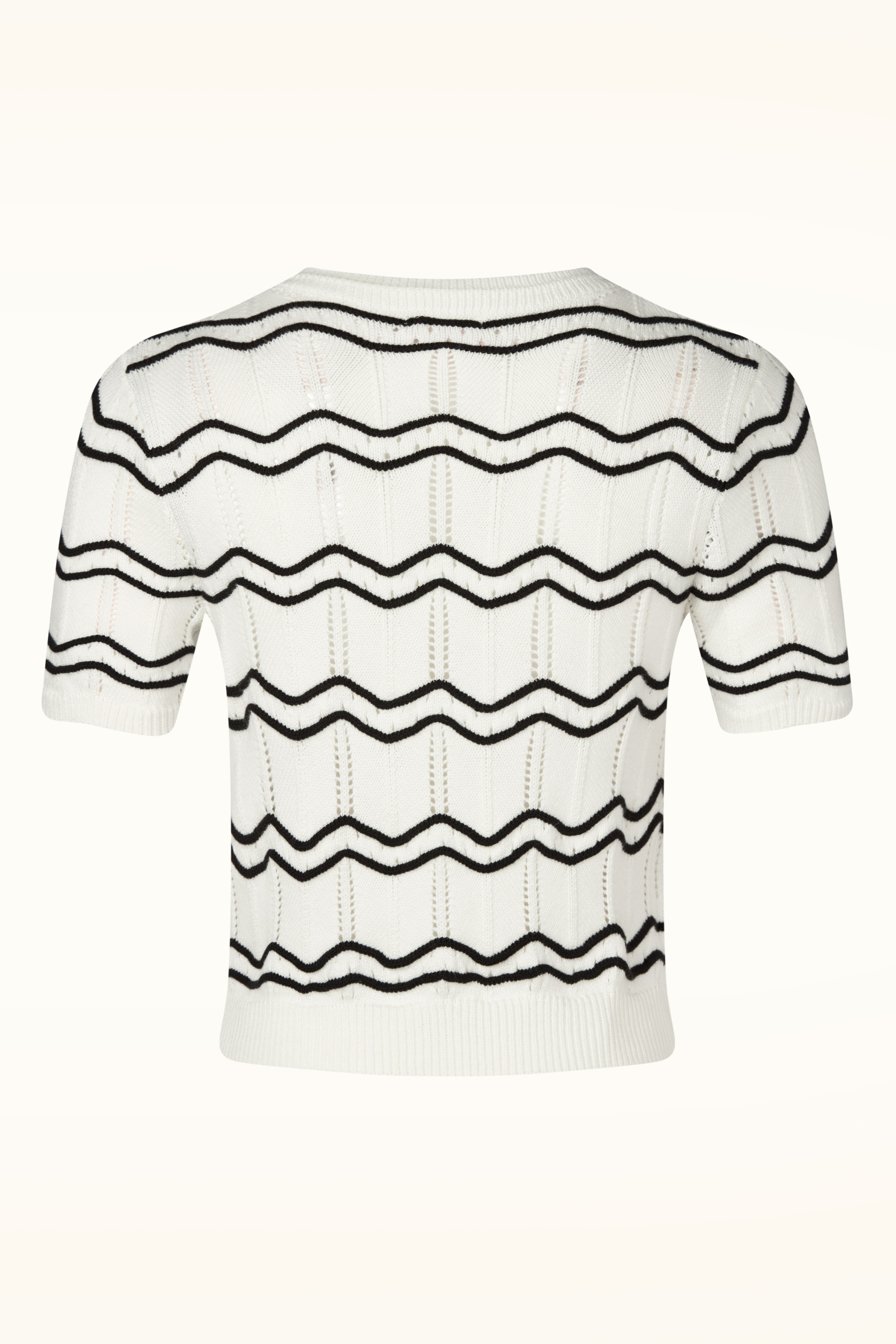 Topvintage Boutique Collection - Topvintage exclusive ~ Carry vest in wit en zwart 6