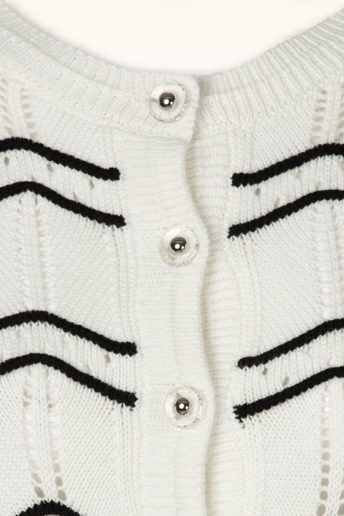 Topvintage Boutique Collection - Topvintage exclusive ~ Carry vest in wit en zwart 3