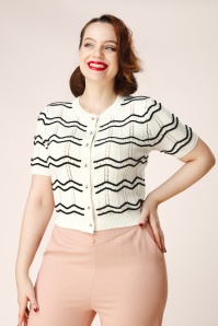 Topvintage Boutique Collection - Topvintage exclusive ~ Carry vest in wit en zwart