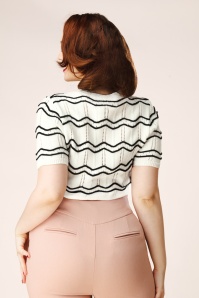 Topvintage Boutique Collection - Topvintage exclusive ~ Carry vest in wit en zwart 5