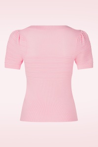 Topvintage Boutique Collection - Topvintage exclusive ~ Janett top in roze 4