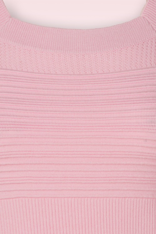 Topvintage Boutique Collection - Topvintage exclusive ~ Janett top in roze 3