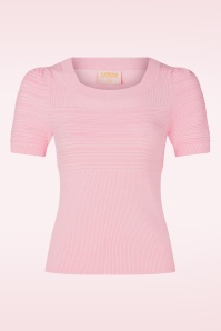 Topvintage Boutique Collection - Topvintage exclusive ~ Janett top in roze 2