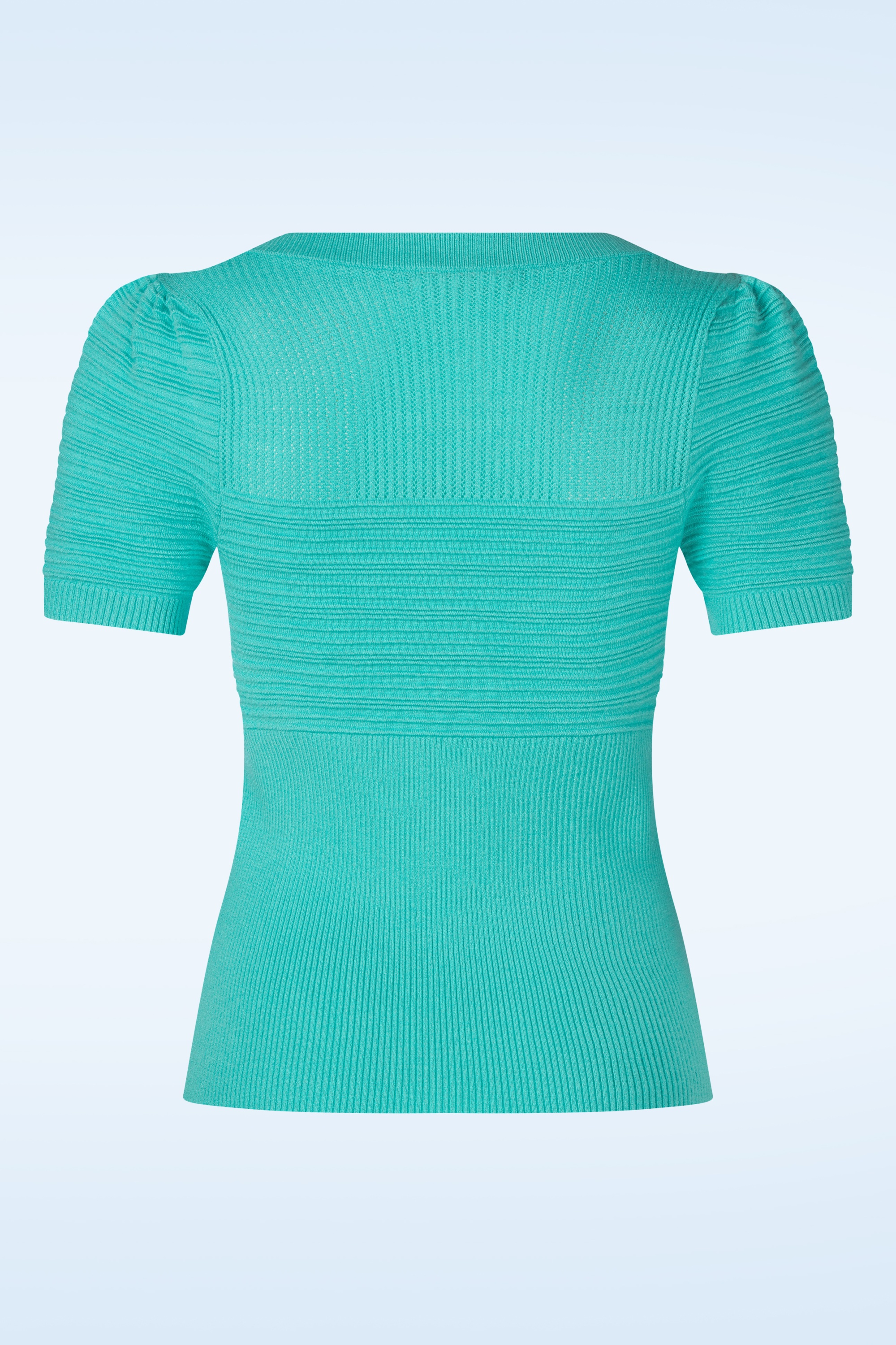 Topvintage Boutique Collection - Topvintage exclusive ~ Janett top in aqua 5