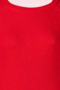 Topvintage Boutique Collection - Topvintage exclusive ~ Maddy top in rood 4