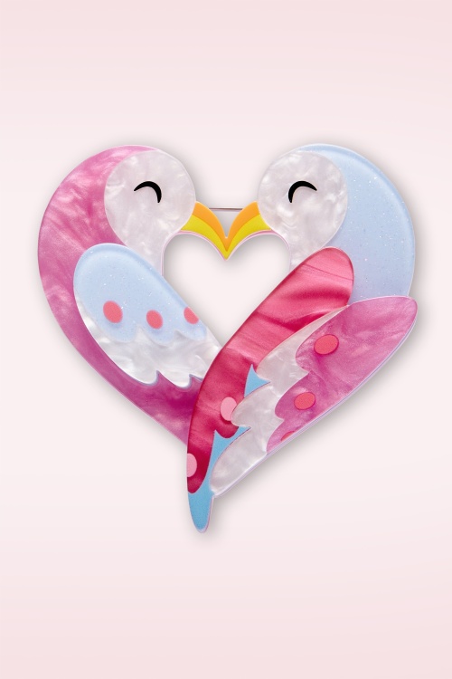 Erstwilder - Candy Heart Simplified mini broche