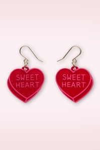 Erstwilder - Candy Heart oorbellen