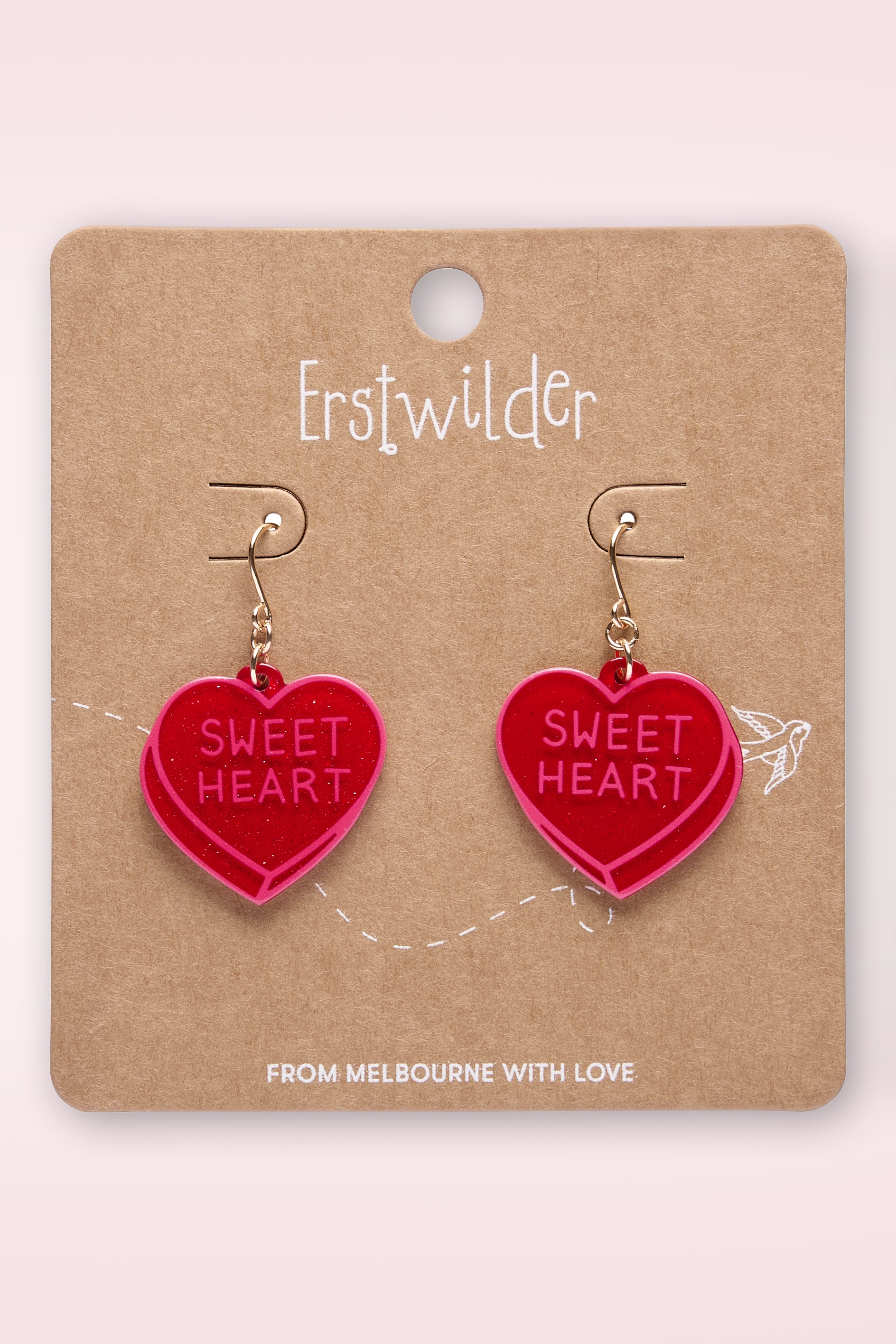 Erstwilder - Candy Heart oorbellen 2