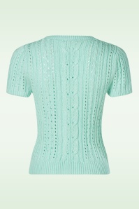 Topvintage Boutique Collection - Topvintage exclusive ~ Lianne top in mint 3