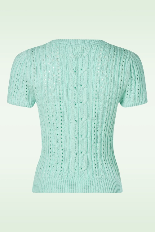 Topvintage Boutique Collection - Topvintage exclusive ~ Lianne top in mint 3