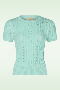 Topvintage Boutique Collection - Topvintage exclusive ~ Lianne top in mint