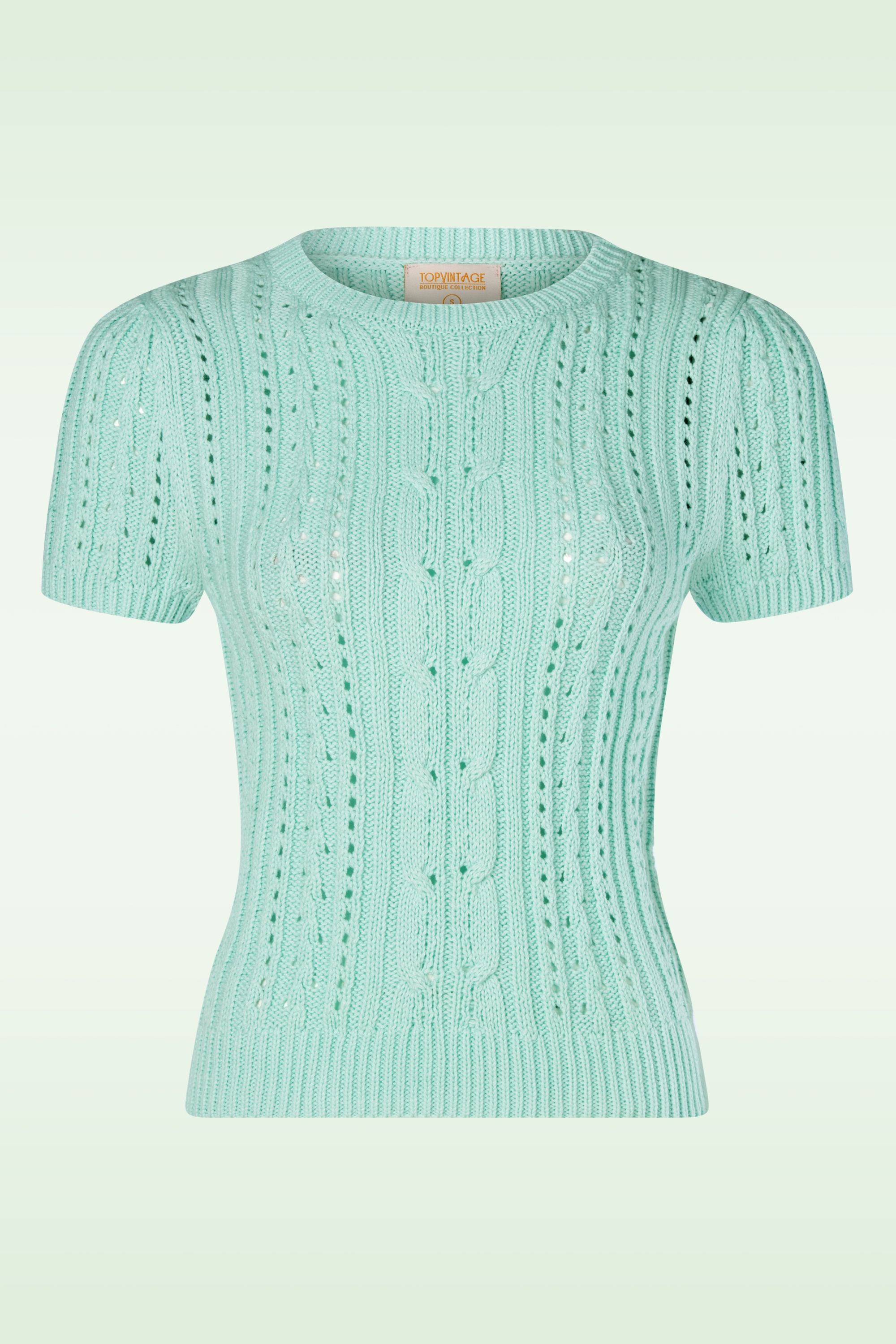 Topvintage Boutique Collection - Topvintage exclusive ~ Lianne top in mint