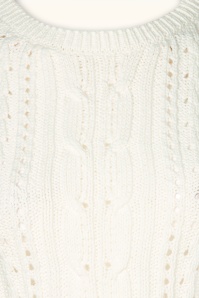 Topvintage Boutique Collection - Topvintage exclusive ~ Lianne top in gebroken wit 2