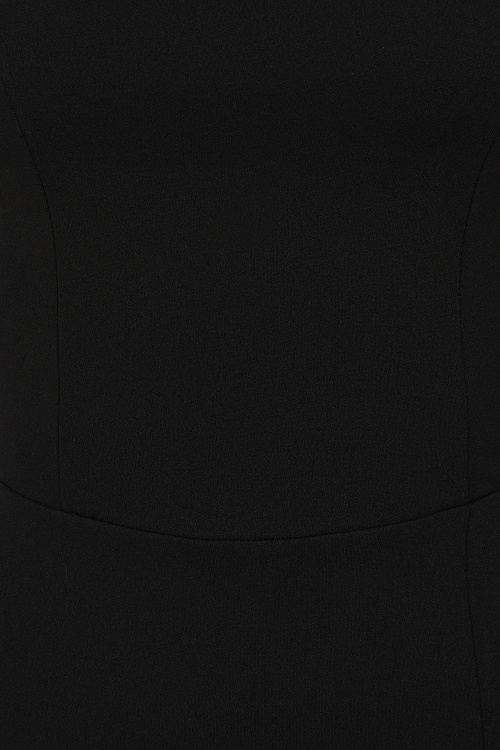 Vintage Chic for Topvintage - Topvintage exclusive ~ Teresa maxi jurk in zwart 2