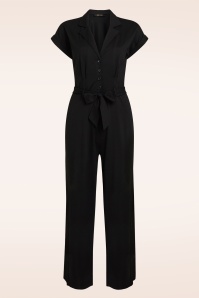 King Louie - Darcy Viscose Classic jumpsuit in zwart 2