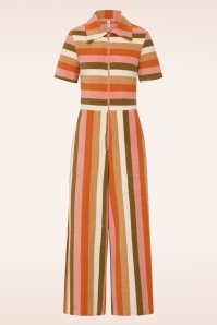 Blutsgeschwister - Renée Love Twist jumpsuit in Sunny Spirit Stripe
