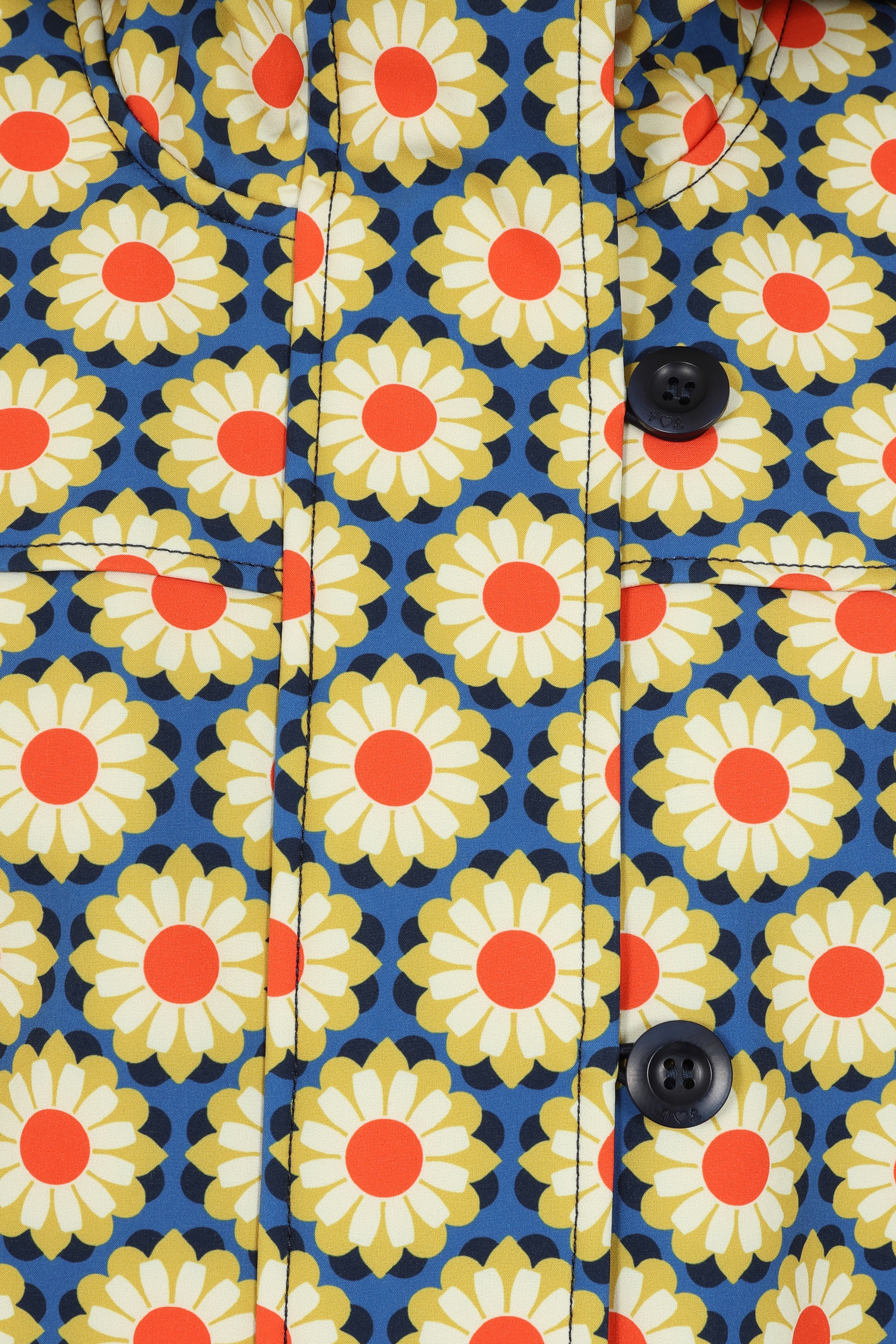 Blutsgeschwister - Wild Weather Soft Shell jack in drive me daisy blauw 2