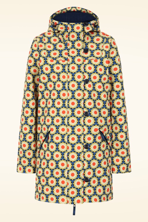 Blutsgeschwister - Wild Weather Soft Shell jack in drive me daisy blauw