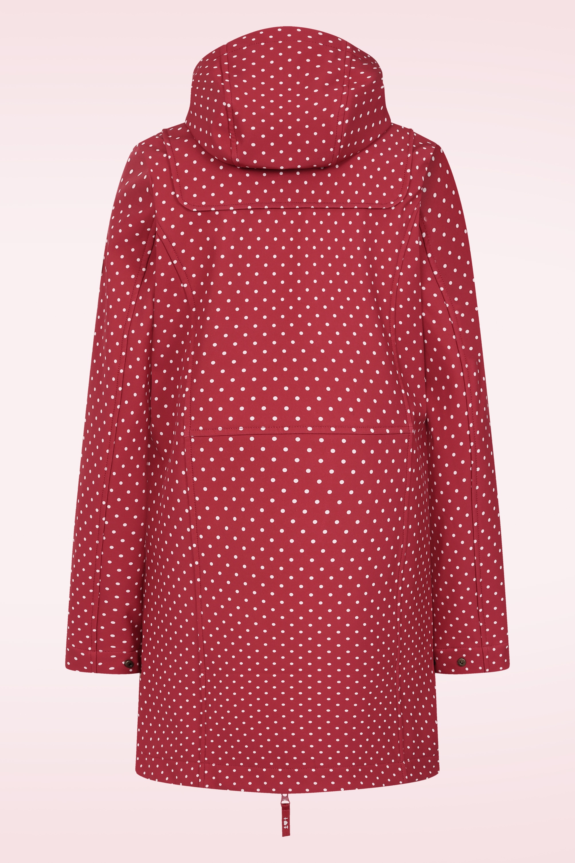 Blutsgeschwister - Wild Weather Soft Shell jack in pretty dotty rood 3