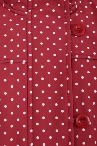 Blutsgeschwister - Wild Weather Soft Shell jack in pretty dotty rood 2