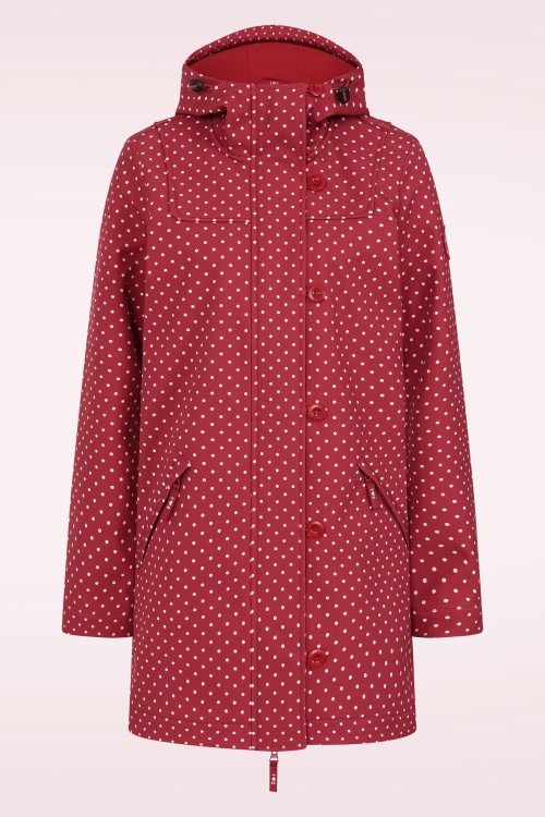 Blutsgeschwister - Wild Weather Soft Shell jack in pretty dotty rood