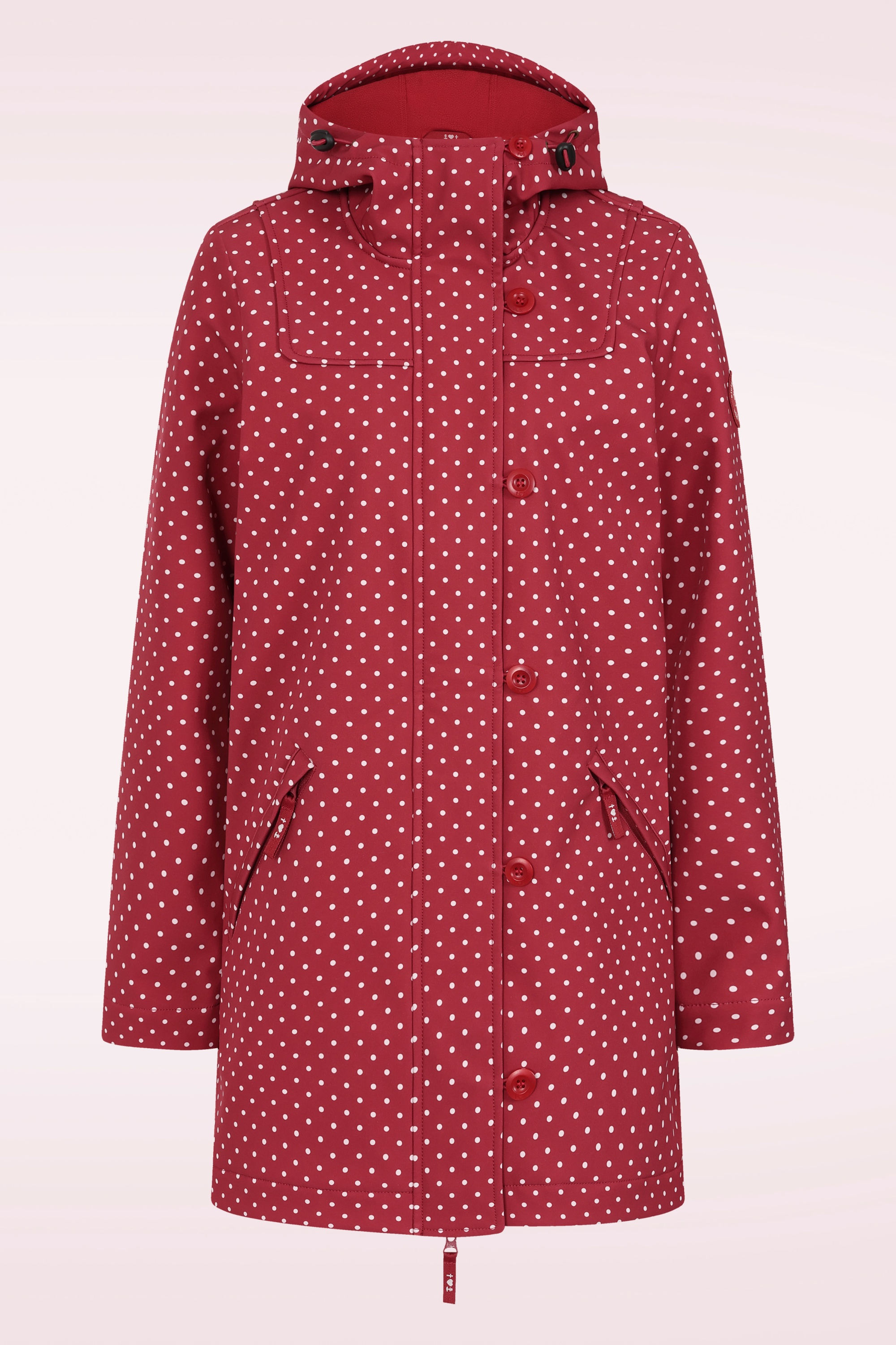 Blutsgeschwister - Wild Weather Soft Shell jack in pretty dotty rood