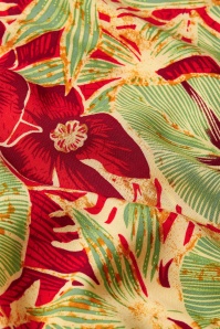 King Louie - Bella Rico blouse in vuurrood 3