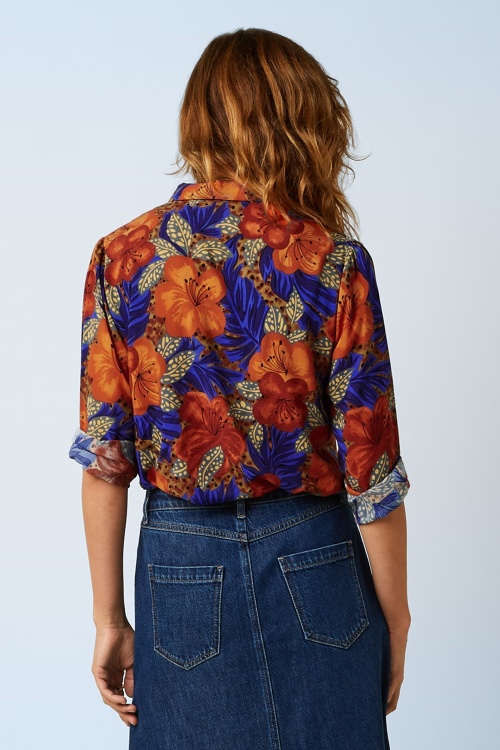 King Louie - Karen Maui blouse in summer vijg 7