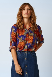 King Louie - Karen Maui blouse in summer vijg 4