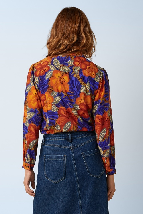 King Louie - Karen Maui blouse in summer vijg 5