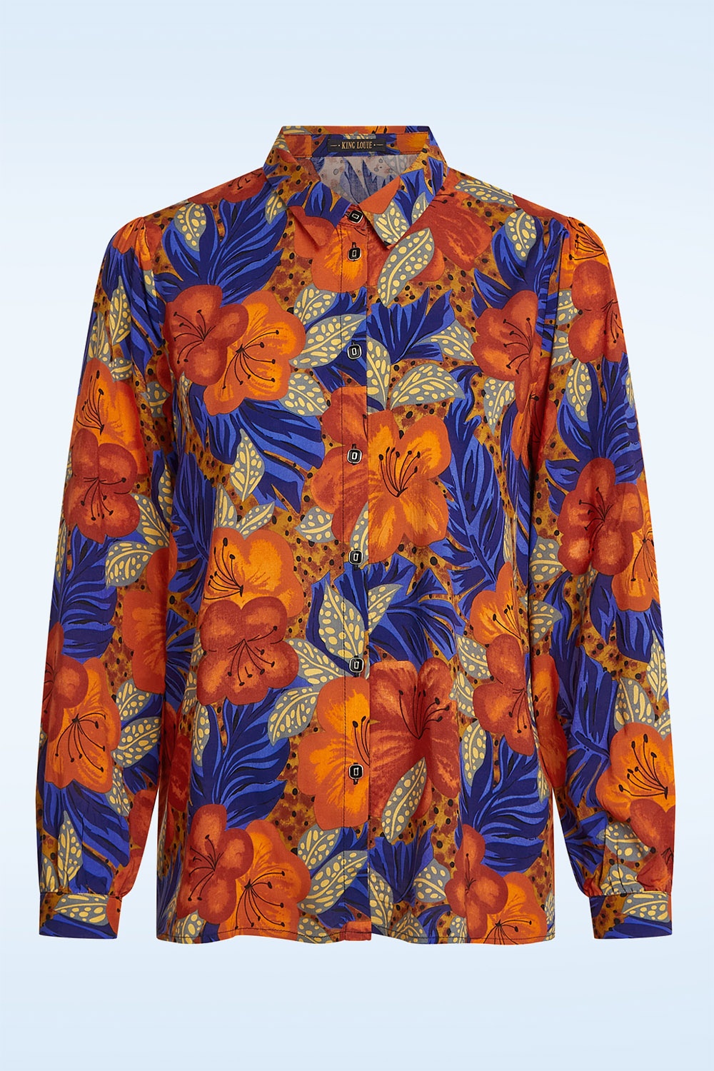 King Louie - Karen Maui blouse in summer vijg 2