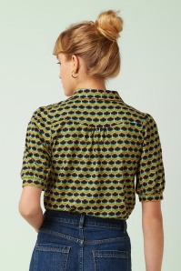 King Louie - Carina Drift blouse in Ponderosa groen 4