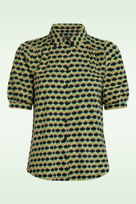 King Louie - Carina Drift blouse in Ponderosa groen 2
