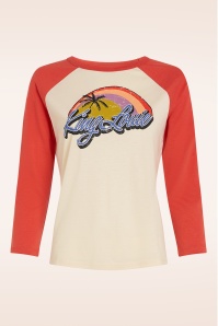 King Louie - Raglan T-shirt in summer fig 2