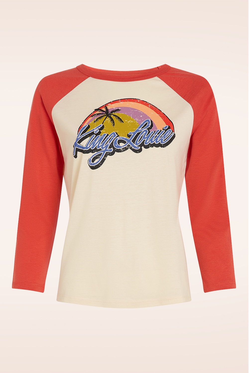 King Louie - Raglan T-shirt in summer fig 2