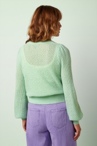 King Louie - Cardi V Farfalle in cameo groen 4