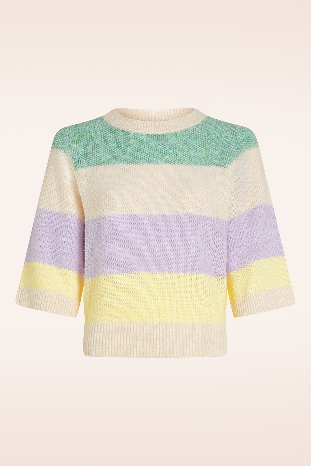 King Louie - Niko Chunky top in crème  2