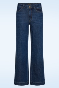 King Louie - Paige Playa denim broek in blauwe tint 2