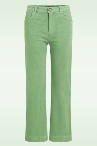 King Louie - Bob corduroy broek in Sprucestone mint 2