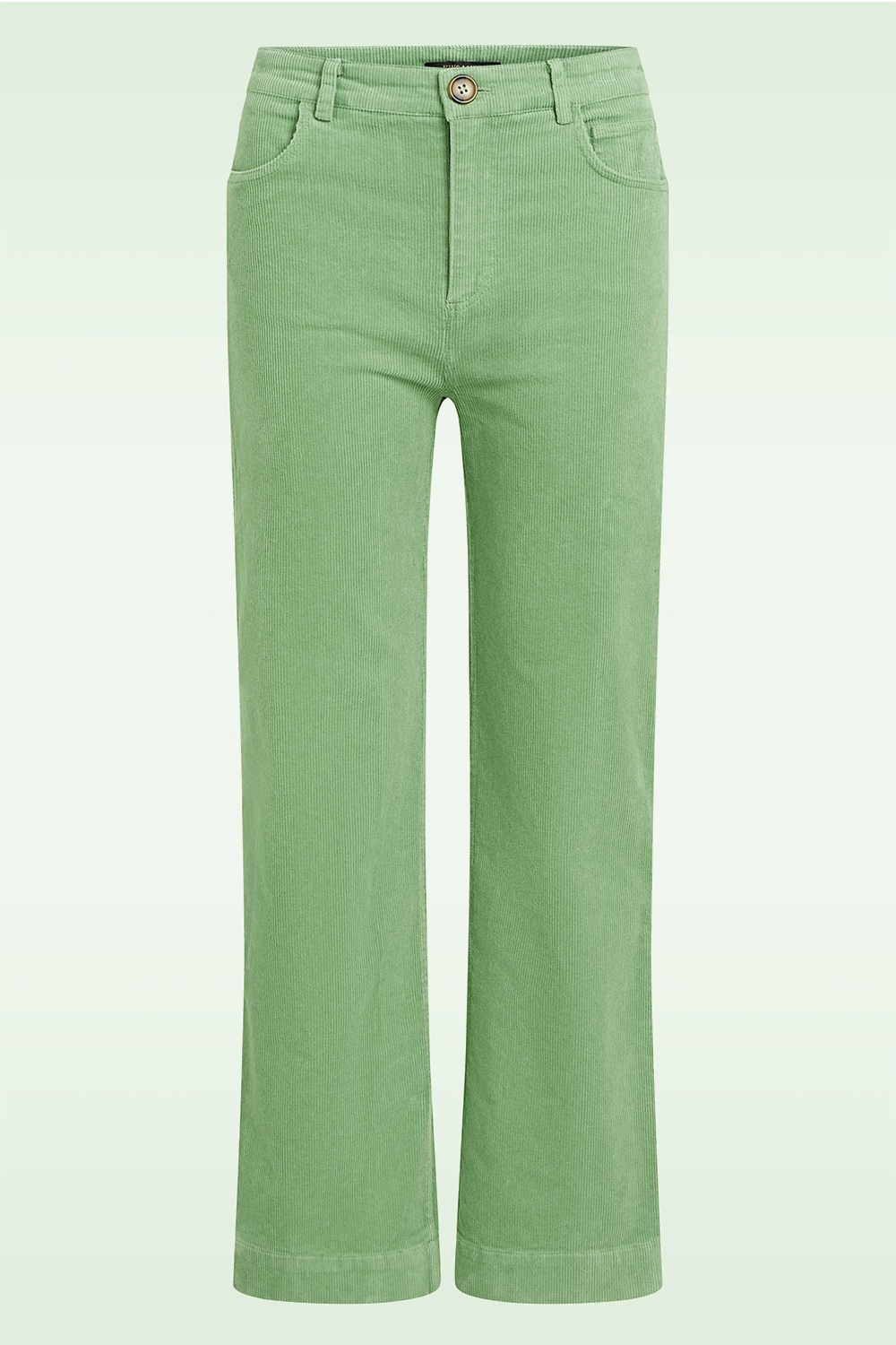 King Louie - Bob corduroy broek in Sprucestone mint 2