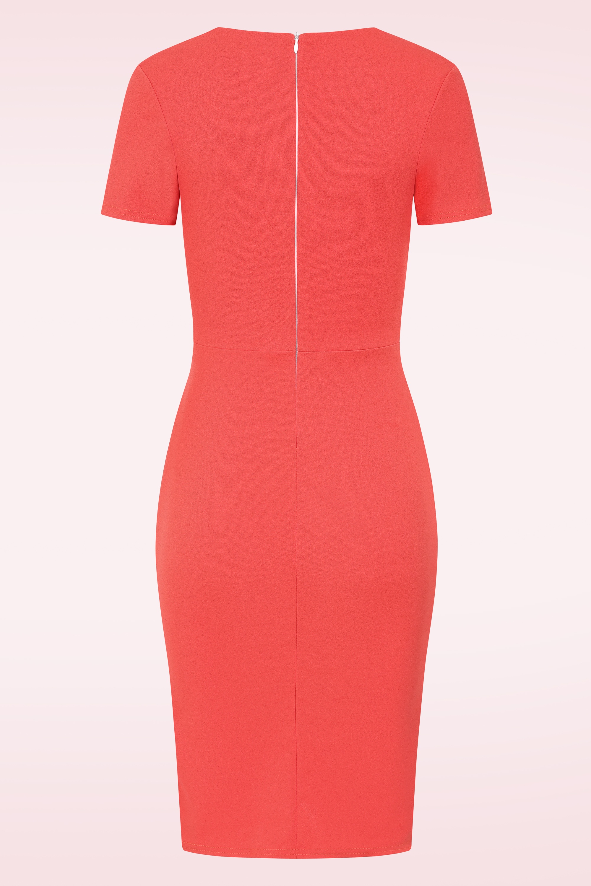 Vintage Chic for Topvintage - Topvintage exclusive ~ Rita pencil jurk in cayenne  3