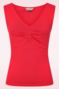 Banned Retro - Elaine top in rood 2