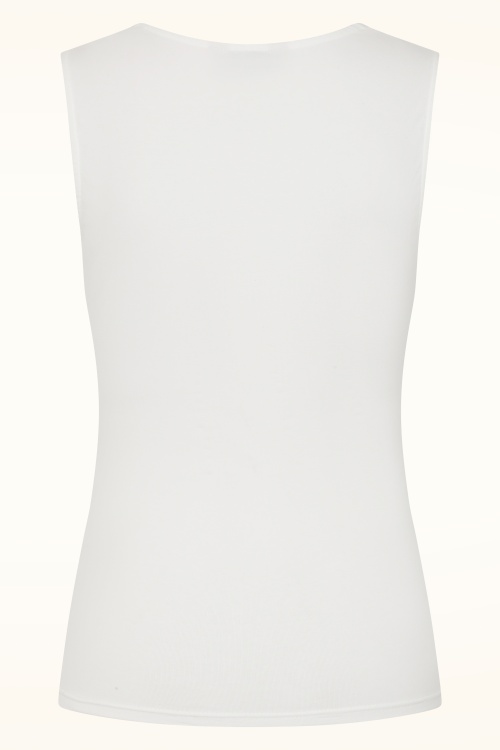 Banned Retro - Jade top in wit 5