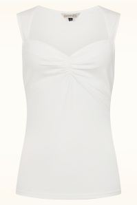 Banned Retro - Jade top in wit 2
