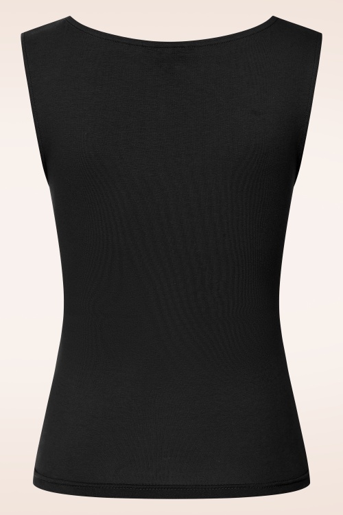 Banned Retro - Elaine top in zwart 5