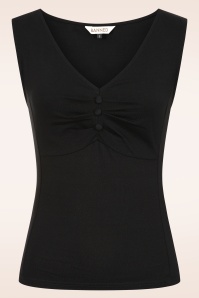 Banned Retro - Elaine top in zwart 2