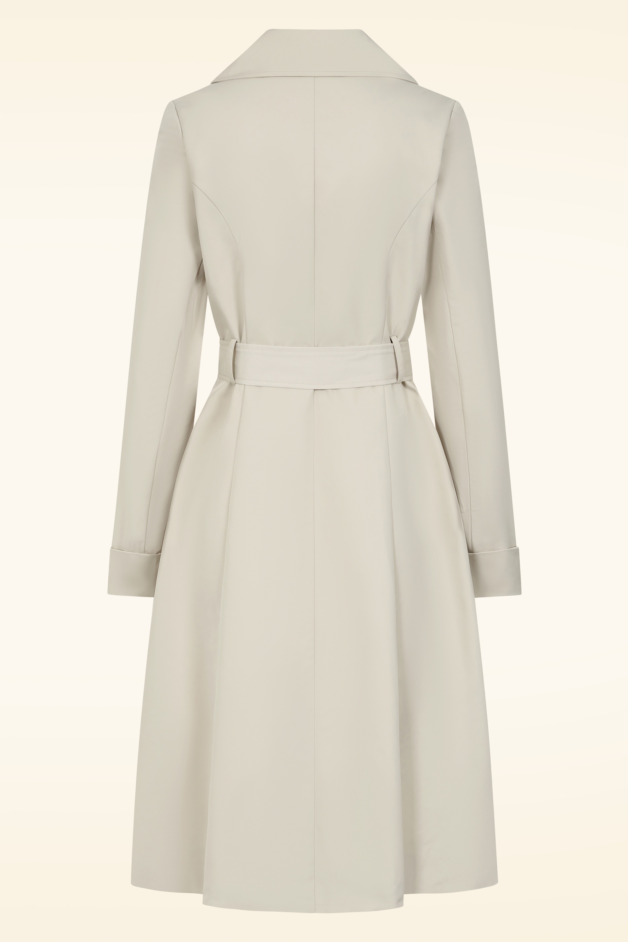 Banned Retro - Anita trenchcoat in beige  5