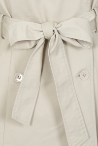 Banned Retro - Anita trenchcoat in beige  4